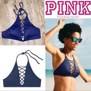 PINK Victoria’s Secret strappy front bikini top